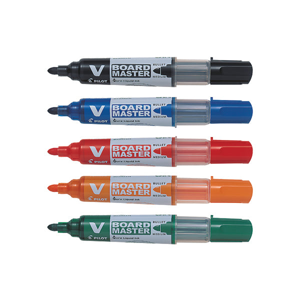Pilot V-Board Master Bullet Tip Medium Assorted (Pack of 10) 5012052029736
