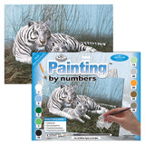 Painting By Numbers Junior Large - White Tigers in the Mist
