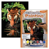 Paint By Numbers Junior Small - Thirsty Tiger
