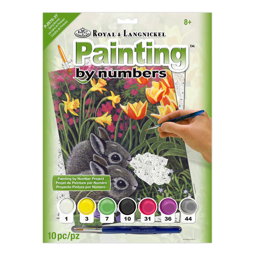 Painting By Numbers Junior Small - Spring Bunnies