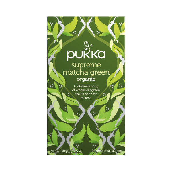 Pukka Supreme Green Matcha Fairtrade WWF Tea (Pack of 20) P5056SE