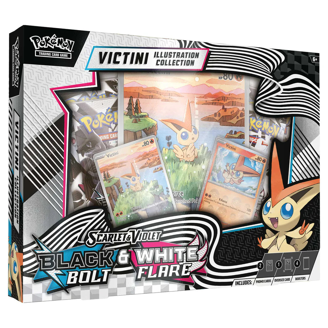 Pokémon TCG - Black Bolt & White Flare Unova Victini Illustration Collection