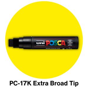 POSCA PC-17K Extra Broad Tip Paint Markers | Art & Hobby