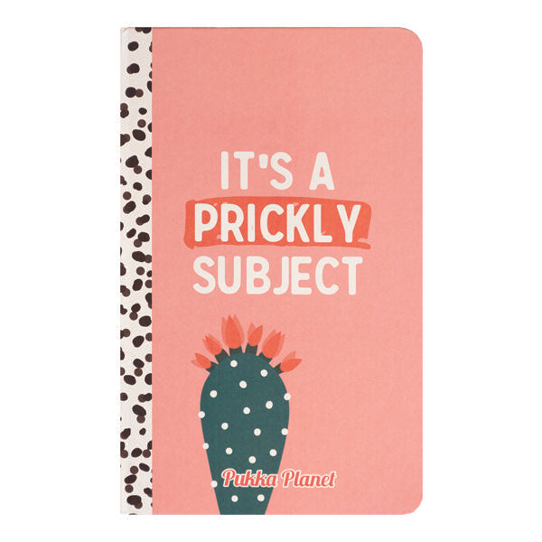 Pukka Planet Soft Cover Notebook Its a Prickly Subject 9764-SPP