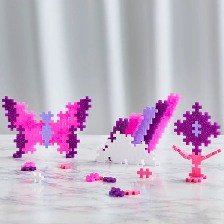 Plus-Plus 100 Piece Tube - Glitter Colour Mix