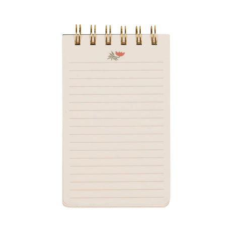 DesignWorks A Dopo Twin Wire Notepad - Flower