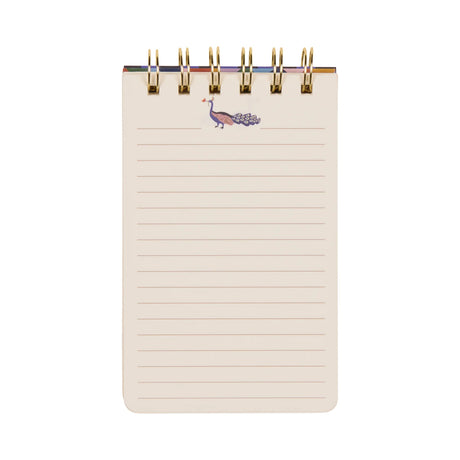DesignWorks A Dopo Twin Wire Notepad - Peacock