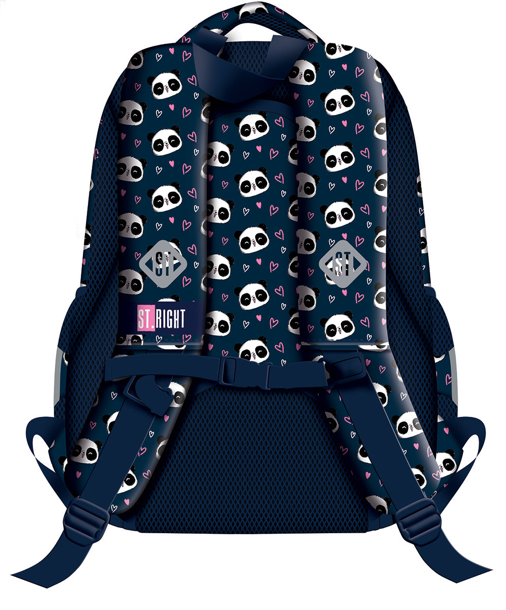 School Bag 15 Inch - Panda Love