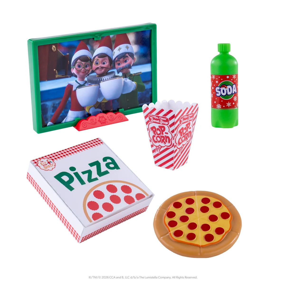 Elf on the Shelf Polar Prop Set: Movie Night