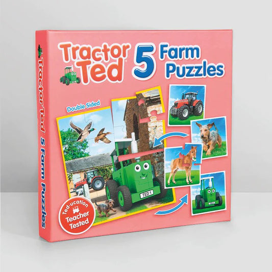 Tractor Ted 5 Farm Puzzles