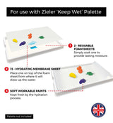 Zieler ‘Keep Wet’ Palette Refill Pack
