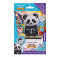 Crystal Art Wildlife Buddies Series 7 Mountain Panda diamond painting kit in its original retail packaging, featuring a colorful panda design made of black and white crystals.