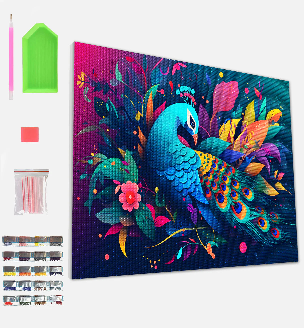 Diamond Art Kit - Peacock