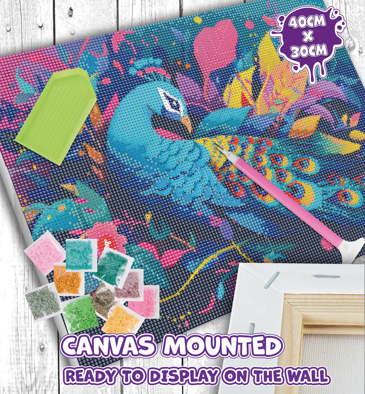 Diamond Art Kit - Peacock