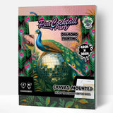 Diamond Art Set - Peacock Tail Party