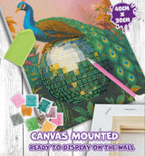 Diamond Art Set - Peacock Tail Party