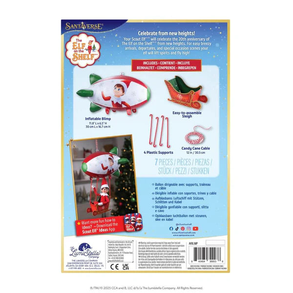 The Elf on the Shelf 20th Anniversary - Blimp Inflatable