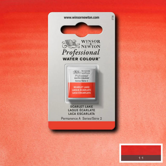 Professional Watercolour Series 2 Half Pan - Scarlet Lake