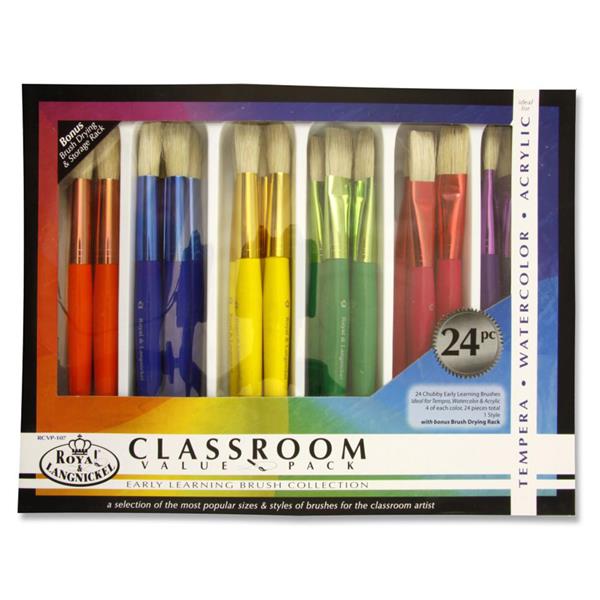 Royal &amp; Langnickel 24Pce Brush Box Set - Chubby Early Learning