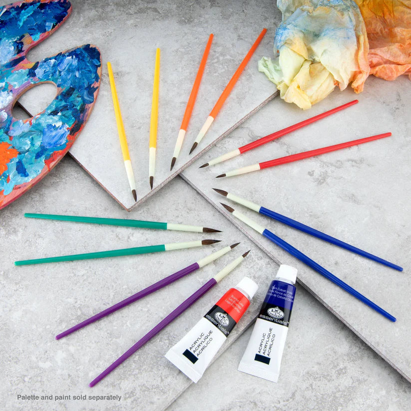 Royal & Langnickel Arts & Crafts Value Brush Set (Pack of 12)