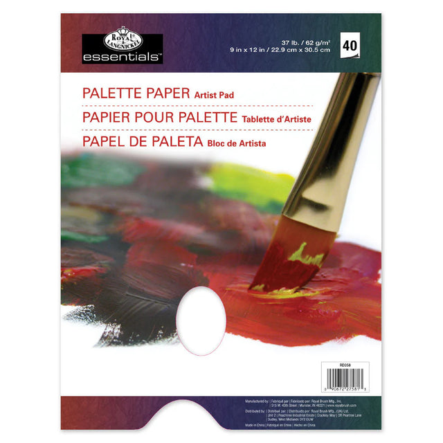 Palette Paper With Hole 9x12 (40 Sheets)