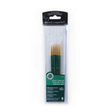 Royal & Langnickel Gold Taklon Detail Brush Set (6 Pieces)