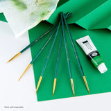 Royal & Langnickel Gold Taklon Detail Brush Set (6 Pieces)