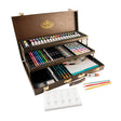 Royal & Langnickel Mixed Media 3-Tier Espresso Art Set (100 Pieces)
