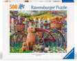 500 Piece Jigsaw Puzzle - Cute Dogs in the Garden
