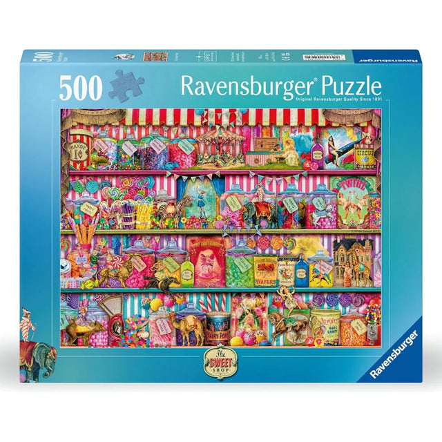 500 Piece Jigsaw Puzzle - Aimee Stewart: The Sweet Shop