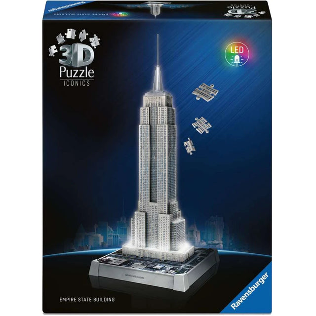 Light Up 3D Puzzle 216 Pieces - Empire State Building