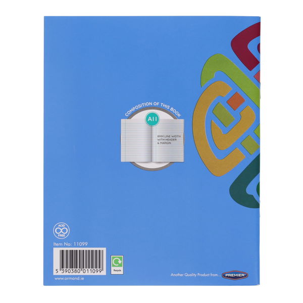 Ormond 88pg A11 Exercise Copy Books (10 Pack)