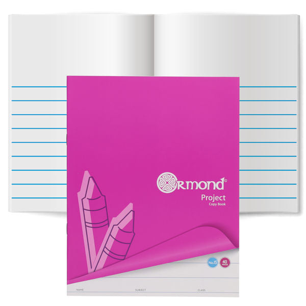 Ormond 40pg No.15 Project Book (Single)