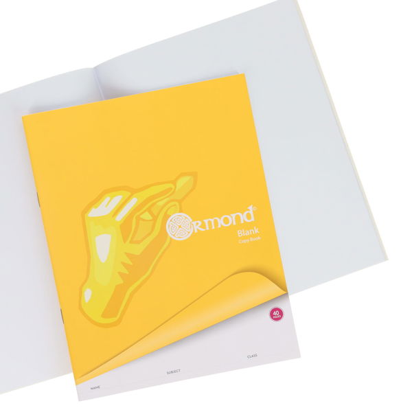 Ormond 40pg Blank Copy Book