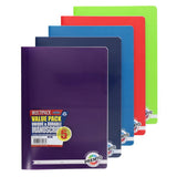 Premto A4 120pg Durable Cover Manuscript Book (5 Pack)