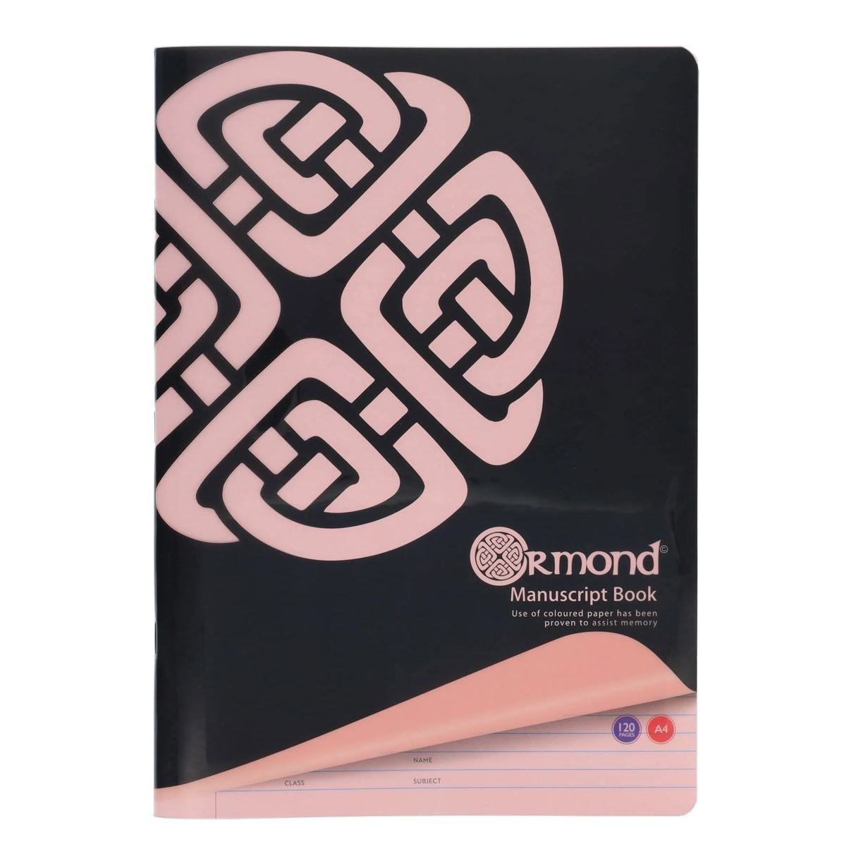 Ormond 88pg A11 Visual Memory Aid Durable Cover Copybook