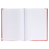 A4 160pg Hardcover Notebooks Asstorted Colours - Pack of 4