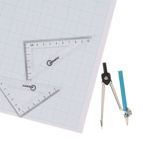 Student Solutions A4 80 Sheets Graph Pad
