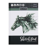 Icon A5 135gsm Hardcover Sketch Book 64 Sheet - Black