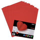 A4 160gsm Card - Red (50 Sheets)