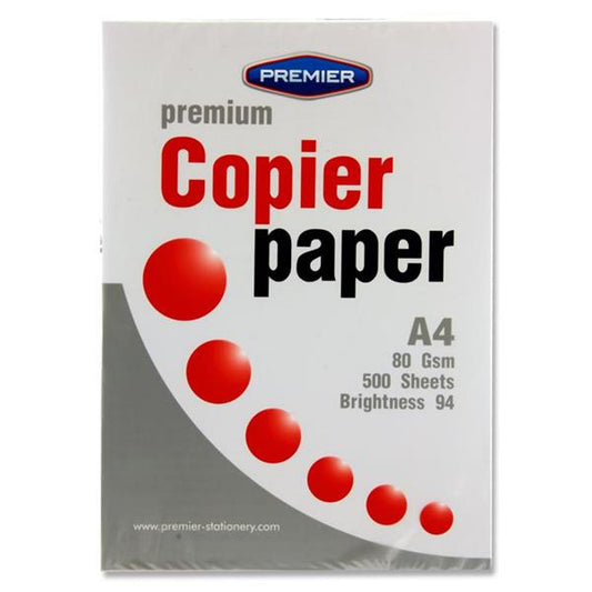 Premier A4 80Gsm Premium Copier Paper - 1 Ream