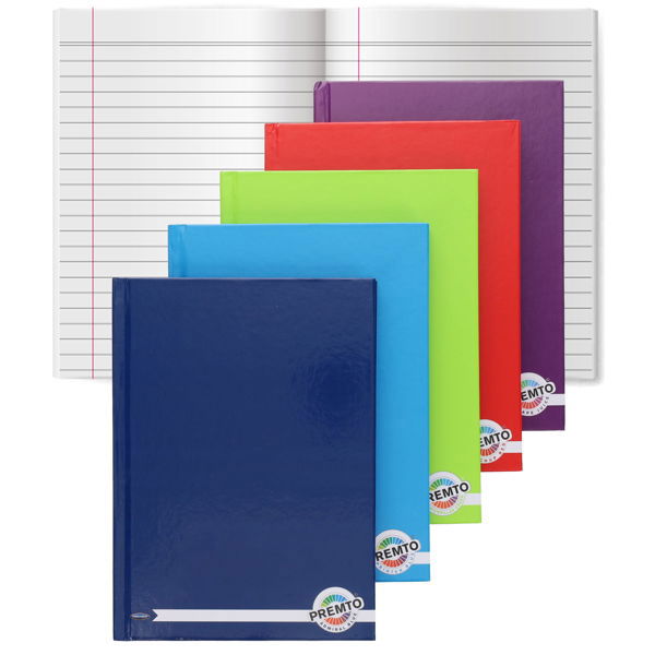 Premtone A5 Hard Back Notebook 160pg (Assortment)