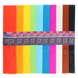 Icon Assorted Crepe Paper 50cm x 2m (10 Pack)