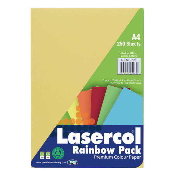 A4 Activity Paper - Rainbow (250 Sheets)