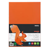 Premier Activity A4 160gsm Card - Orange (50 Sheets)