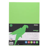 A4 160gsm Colour Card - Parrot Green (50 Sheets)