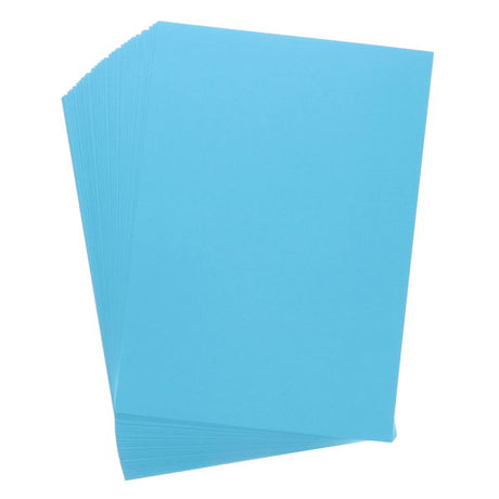 Premier Activity A4 160gsm Card 50 Sheets - Turquoise Blue