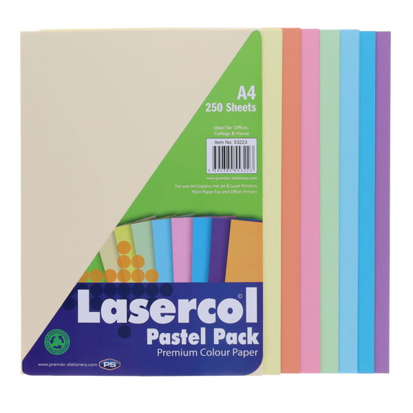 A4 Activity Paper - Pastel (250 Sheets)