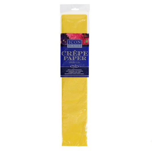 Icon Craft -Crepe Paper Daffodil Yellow