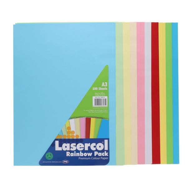 A3 Activity Paper 100 Sheets - Rainbow